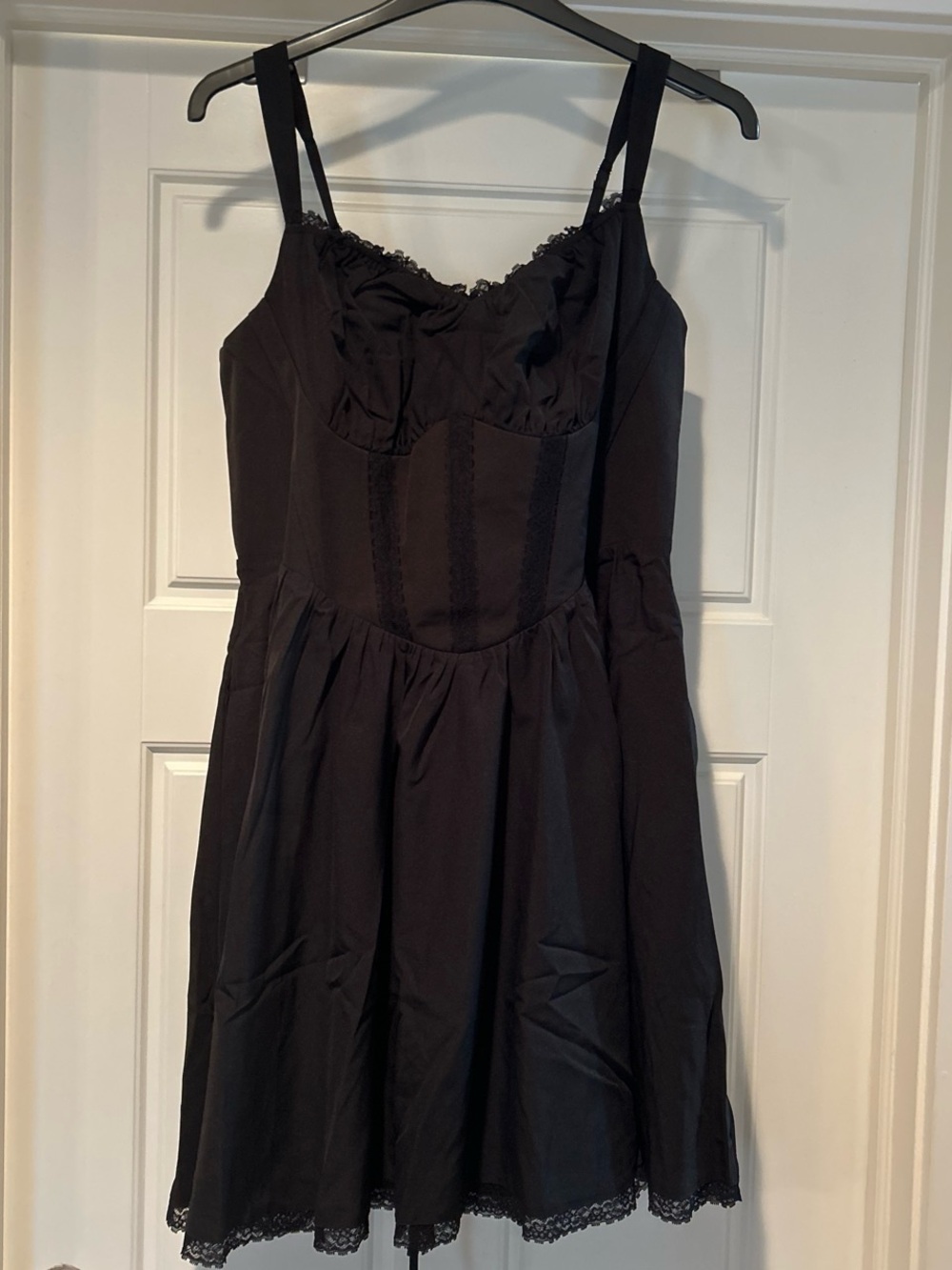 Black Corset-Style Dress